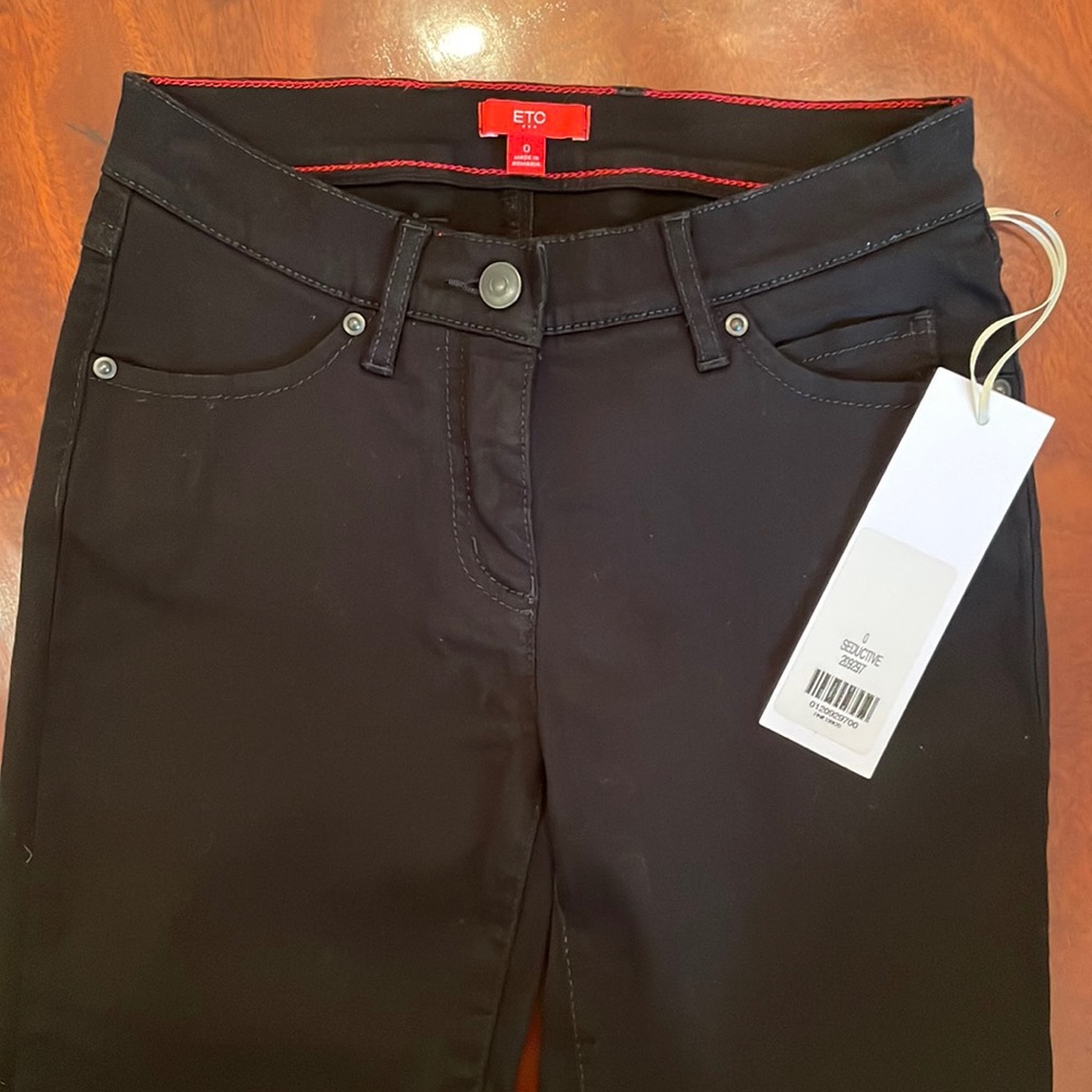 Etc black 5 pocket jeans- NWT